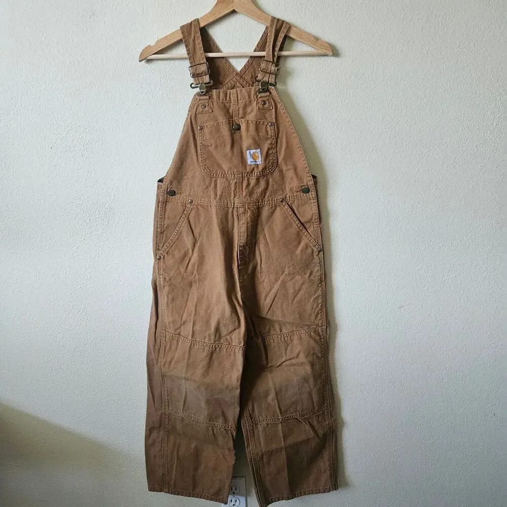 Carhartt Kids' Duck Washed Bib Overall 10
